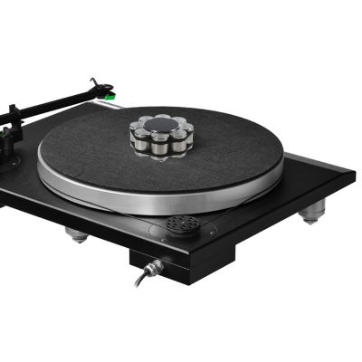 วัสดุอลูมิเนียม Universal LP Vinyl Turntables Metal Disc Record Weight Stabilizer Audio Player Part