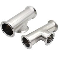 ○㍿ SAP 1.5 inch 2 inch Tri Clamp Instrument Tee Sanitary 304 316L Stainless Steel Homebrew Beer Craft Parts