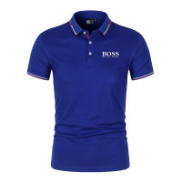 New Hugo Boss เสื้อโปโลแขนสั้นสําหรับผู้ชาย