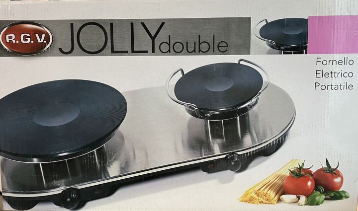 RGV 110442 ELECTRIC PORTABLE COOKING PLATE MOD JOLLY DOUBLE