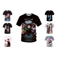 2023 In stock Kimetsu No Yaiba Anime 3D Print T-shirt，Contact the seller to personalize the name and logo