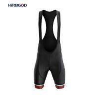 HIRBGOD Summer Black and White Series Tight Elastic Bike Riding Bib Set Man Breathable Ciclismo Masculina Bib Shorts