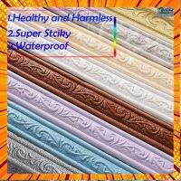 2.3m ขอบบัว 3D wallpaper Wall Trim Line Self-Adhesive Wall รอบกันน้ำวอลล์เปเปอร์ชายแดน 3D รูปแบบสติ๊กเกอร์ติดผนังขอบผนัง กรณีสินค้ามีสี ไซท์ เบอร์รบกวนลุกค้าทักมาสอบถามหรือเเจ้งที่เเชทก่อนสั่งสินค้าด้วยนะคะ