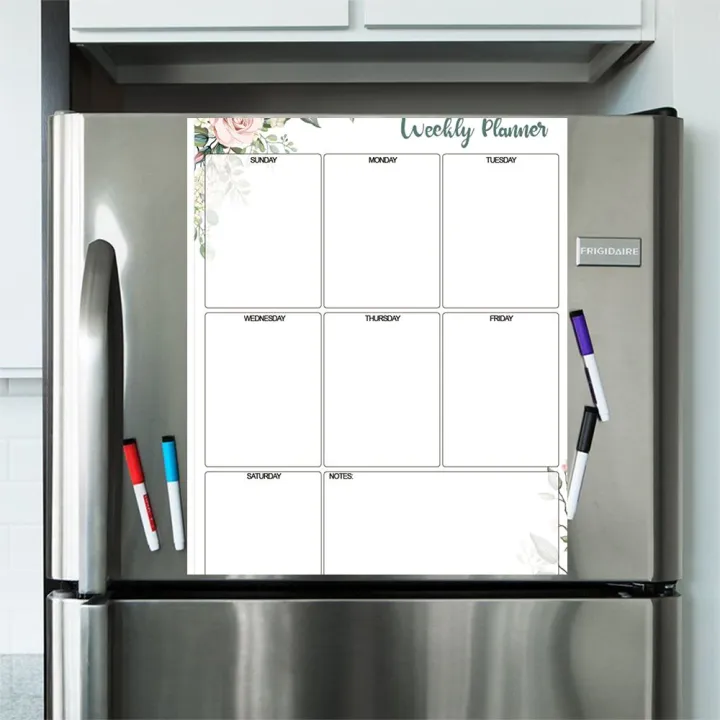 BOWENDA Weekly To Do List Magnetic Grocery List Whiteboard Week Planner BOWENDA Weekly To Do List Magnetic Grocery List Whiteboard Week Planner