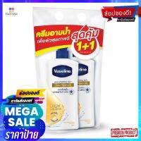 วาสลีนครีมอาบน้ำโททอลมอยซ์ปั๊มคู่400มลผลิตภัณฑ์ดูแลผิวVASELINE SHOWERCREAM TOTAL MOIST 400ML PACK 2