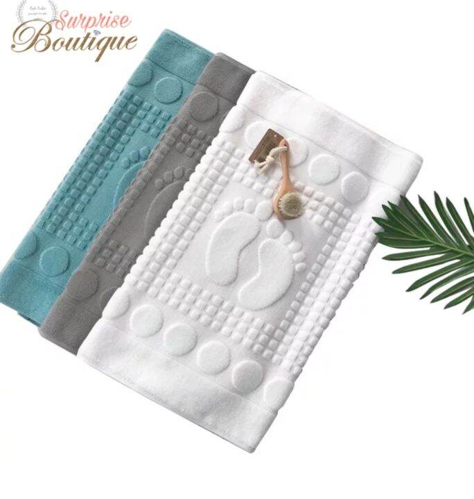Bathroom Foot Towel (B203) (50*80cm) Cotton Bathroom Foot Towel Hotel