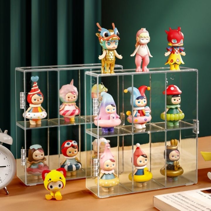 6-grids-dustproof-collectible-figure-toy-display-case-clear-acrylic-countertop-mini-dolls-showcase-desktop-storage-organizer