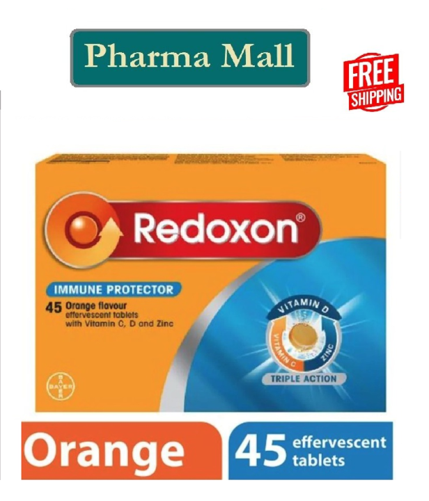 Redoxon Vitamin C Triple Action 1000mg +D3 + ZInc Effervescent 3x15's