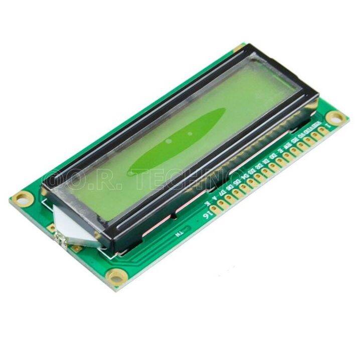 1ชิ้น-aa012-จอแสดงผล-หน้าจอ-lcd1602-yellow-green-backlight-5v-สำหรับ-arduino-iot-แบบยังไม่บัดกรี-iic-i2c