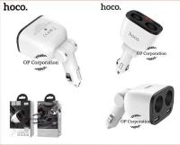 [ส่งเร็วพิเศษ!] Car Charger 3.1A Dual 2 USB พร้อม LED Hoco Z28 Car Charger Power Ocean In-Car Charger With Digital Display Dual USB