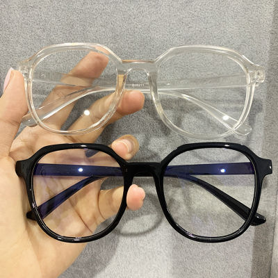 เกาหลีย้อนยุคผิดปกติแว่นตาผู้หญิงผู้ชายคอมพิวเตอร์ป้องกันรังสีสแควร์แว่นตากรอบป้องกันสีฟ้า
