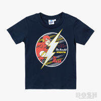 DOSH BOYS T-SHIRTS JUSTICE LEAGUE-THE FLASH เสื้อยืดคอกลม แขนสั้น เด็กชาย DJBT5046-NV