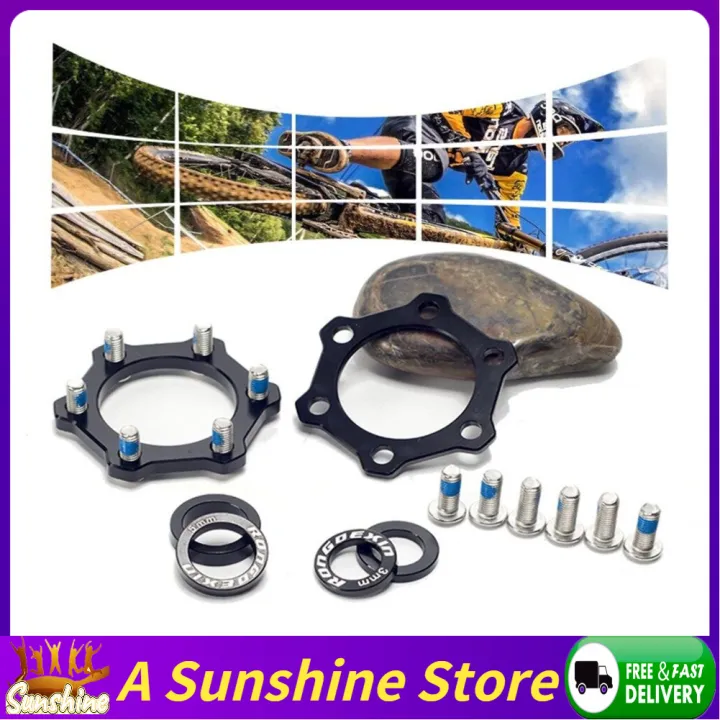 9Pcs/Set Cycling Boost Hub Adapter Conversion Kit Aluminum Alloy