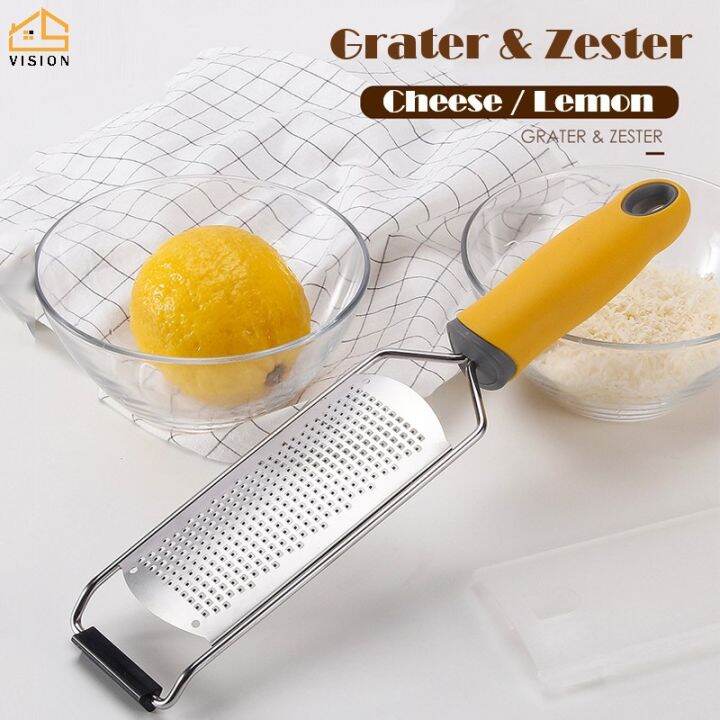 Vision Stainless Steel Cheese Grater Lemon Zester Kitchen Potato Garlic