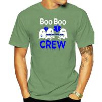 Patinbonbz Boo Boo Mrettebat Ghost Paramedic Emt Ems Nurse Halloween T-Shirt 100% cotton T-shirt