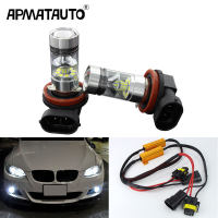 H11 F25หลอดไฟ LED 100W สำหรับไฟตัดหมอกไม่มีข้อผิดพลาดสำหรับ BMW E71 X6 M E70 2x X3 2004สำหรับ E53 X5 2003 - 2006 325 328 E83