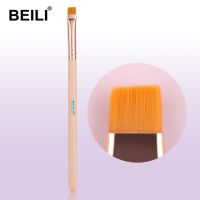 Beili แปรงขนแพะธรรมชาติแปรงปัดตาสีชมพูสีโรสโกลด์สีดำคอนซีลเลอร์อายแชโดว์คิ้วอายไลเนอร์แปรงแต่งหน้าเดี่ยว