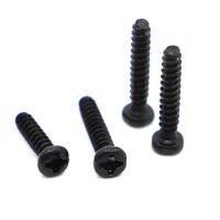 50/100x Cross Recessed Pan Head Phillips Self tapping Screw M1.4 M1.7 M2 M2.3 M2.6 M3 M3.5 M4 Black Carbon Steel Flat Tail Screw