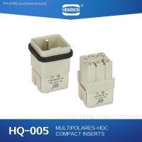 ๑ HDXBSCN Industrial rectangular heavy duty connector HDC HQ-005-MC/FC 5 core 10A waterproof aviation plug Socket Harting