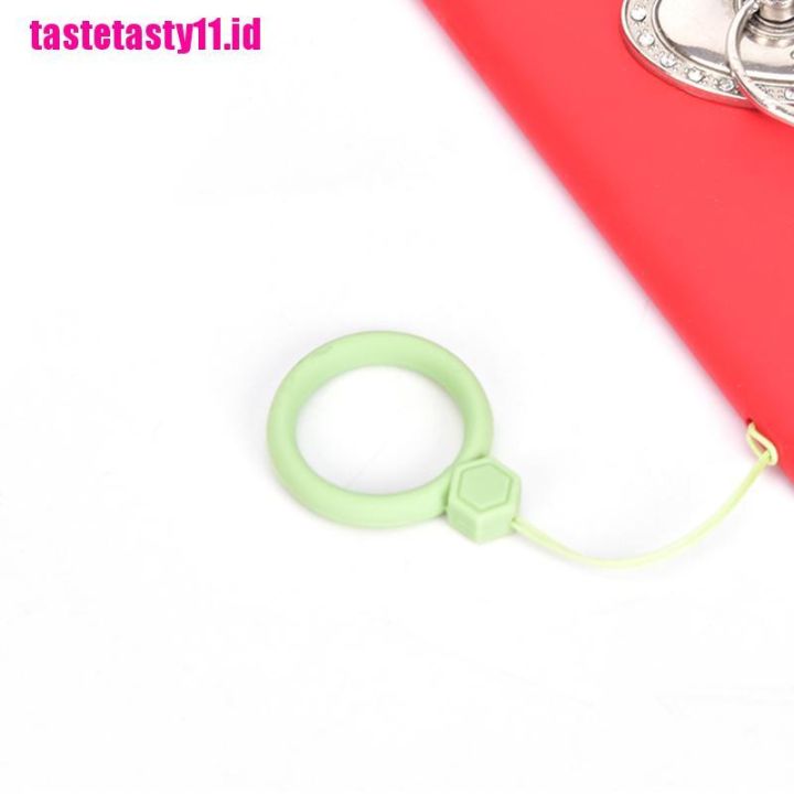 ttid-finger-ring-anti-lost-universal-phone-short-lanyard-silicone-pendant-ring