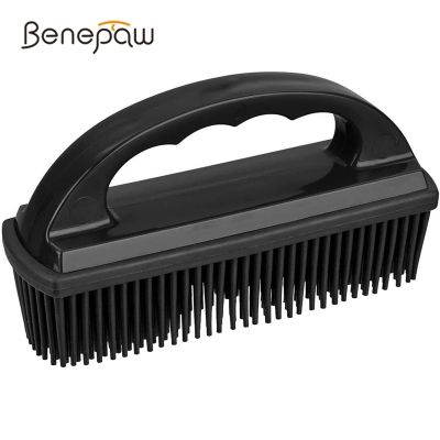 Benepaw Pet Hair Remover Brush For Couch Carpet Soft Bristles Dog Cat Hair Remover For Clothes Car Interior Home Furniture