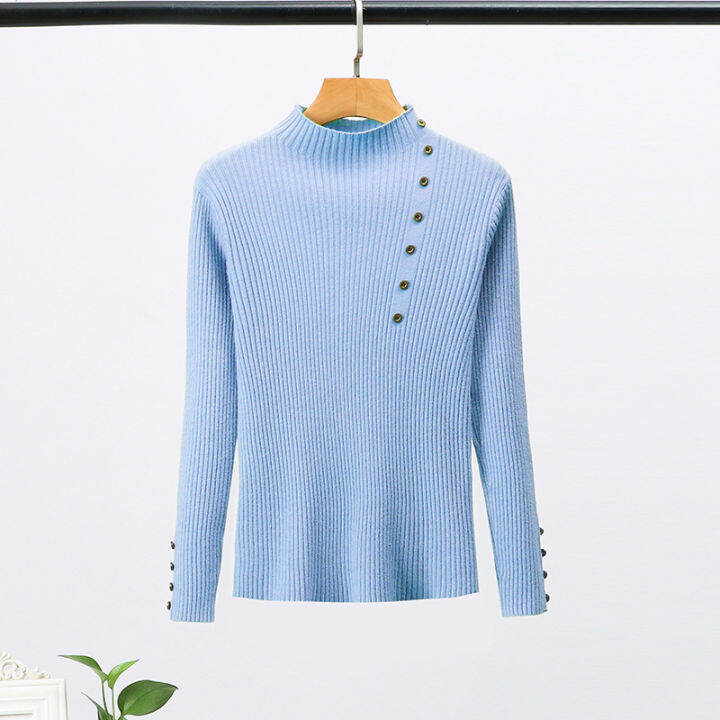 turtleneck-solid-color-bottoming-sweater-women-fashion-simple-long-sleeve-slim-knit-sweater-pullover-female-spring-autumn