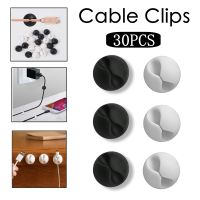 Self-adhesive Car Wire Clip Holder Cable Clip Organizer Silicone Mount Wire Clamp Fastener Clip Desktop Home Office Cable Clips