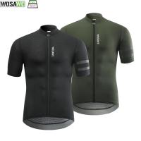 WOSAWE All New Lightweight Pro Aero Race Fit Short Sleeve Cycling Jersey Breathable maillot ciclismo hombre