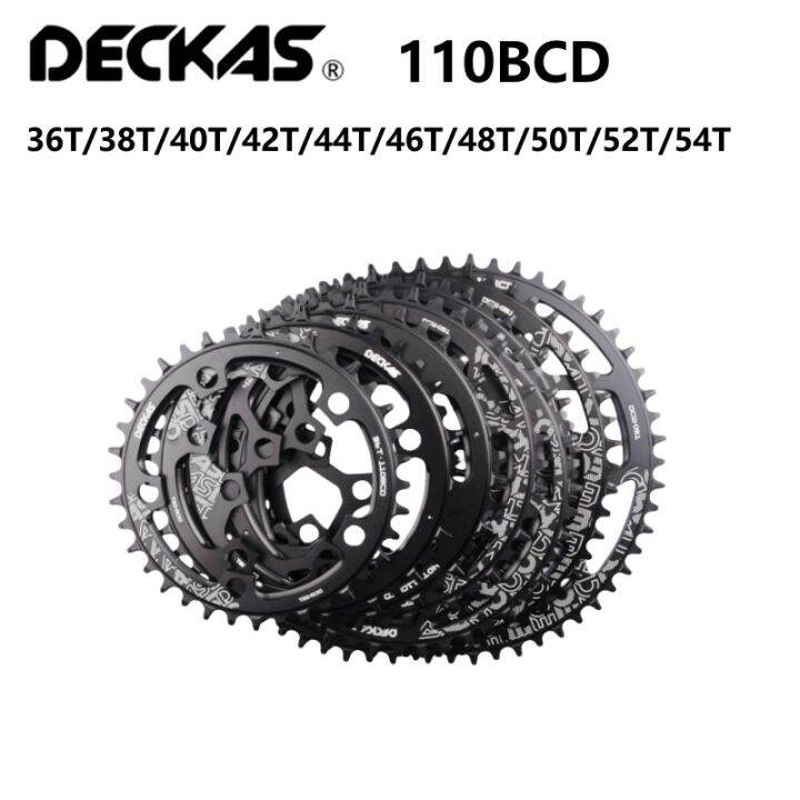 110bcd-ของ-deckas-จานโซ่5กรงเล็บ36t-38t-40t-42t-44t-46t-48t-50t-52t-54t