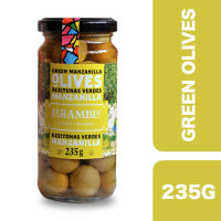 La Rambla Green Manzanilla Olives 235g ++ ลารัมบลา มะกอกเขียวมันซานิลามะกอก 235ก