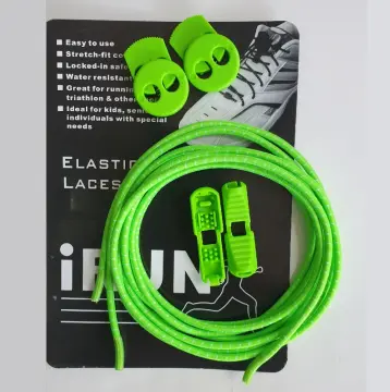 Elastic clearance running laces