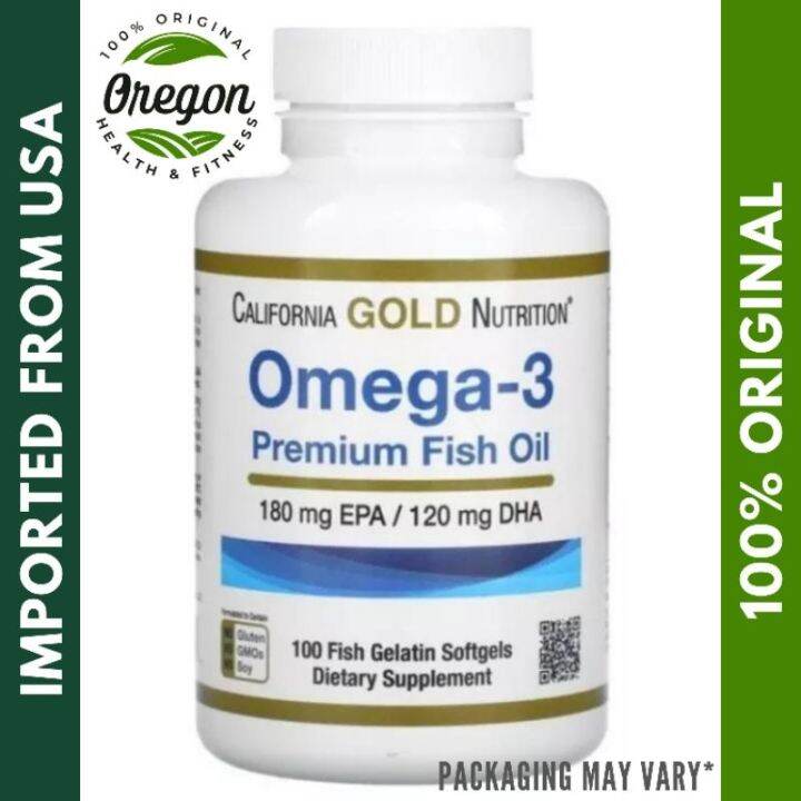 California Gold Nutrition Omega 3 Premium Fish Oil 100 Softgels | Lazada PH