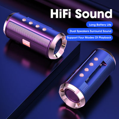 Portable Bluetooth Speakers 9D Surround Stereo Sound Bar IPX7 Waterproof Column Military Speaker Home Theater caixa de som