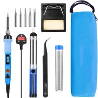 80W 220V Soldering Iron Temperature Adjustable Welding Solder Iron Rework Station Soldering Iron Set