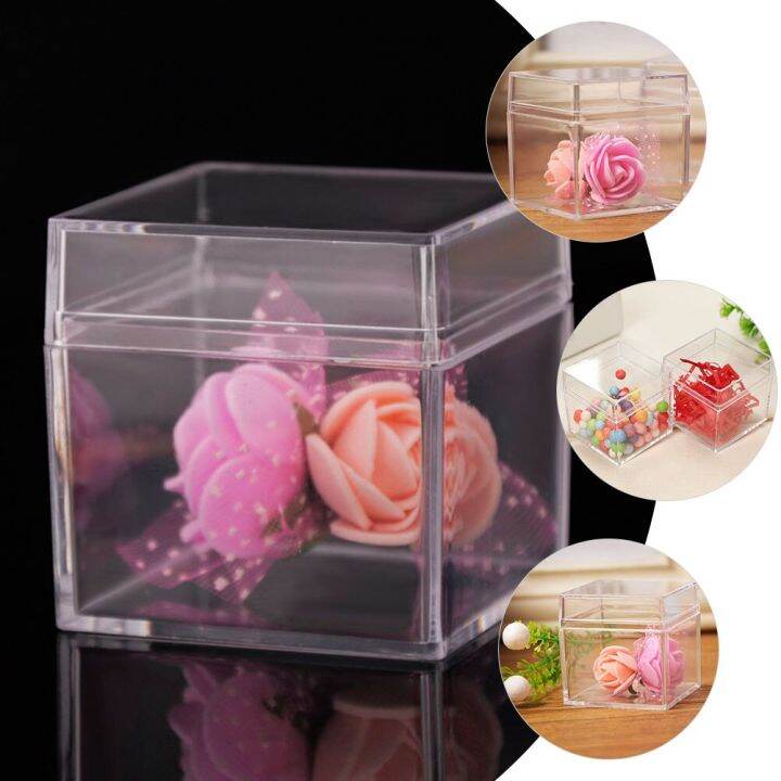 ใหม่2023-กล่องกล่อง-candy-โปร่งใสใส-containerwedding-ของขวัญบรรจุภัณฑ์ผู้ถือเครื่องประดับกล่องใส่สแควร์