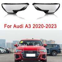 ไฟหน้ารถปกสำหรับ Audi A3เคสใสตัวครอบไฟหน้าโป๊ะเคสสำหรับเปลี่ยนเลนส์2020-2023