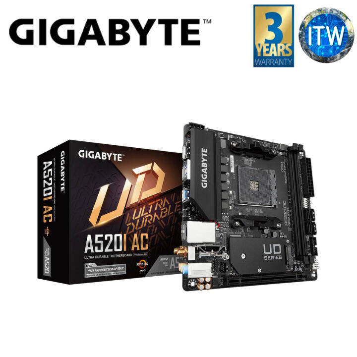 Gigabyte A520I AC MiniITX AM4 DDR4 Ultra Durable Motherboard Lazada PH