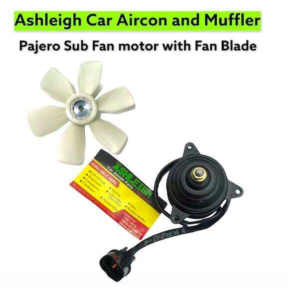 Mitsubishi Pajero Sub Secondary Fan motor with Blade assembly Condenser