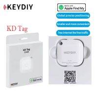 KEYDIY KD Tag เครื่องจัดตำแหน่งบลูทูธ,1/4ชิ้นอุปกรณ์ป้องกันการสูญหายอุปกรณ์ติดตามตำแหน่งเอลฟ์สุนัขแมวสัตว์เลี้ยงกุญแจสำหรับ IOS