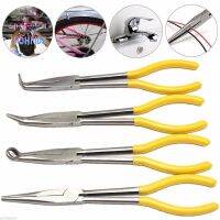 4Pcs 11 Inch Extra Long Nose Pliers Set Mechanic Equipment Hand Tools