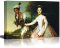 1ชิ้นไม้ด้านในไม่มีกรอบหรือ Wall26ไม่มีกรอบ Dido Elizabeth Belle โดย Joon Hanzoffany-ศิลปะพิมพ์บนผนังผ้าใบภาพวาดที่มีชื่อเสียงในการตกแต่งบ้าน