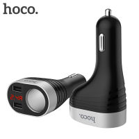 HOCO Dual USB Car Charger สำหรับโทรศัพท์มือถือแท็บเล็ต 3.1A Fast CHARGING Car-Charger 1 สล็อตชาร์จโทรศัพท์อะแดปเตอร์ชาร์จ