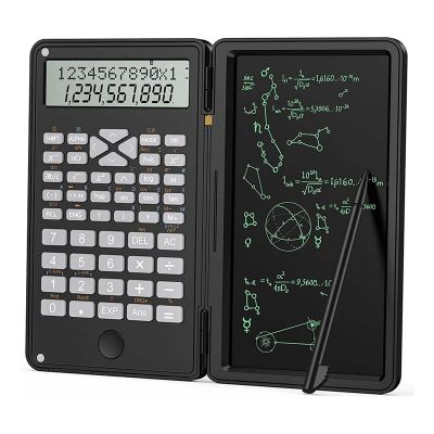 Calculator, Scientific Calculators 12-Digit Calculator Writing Tablet, Foldable Financial Calculator,for School Office