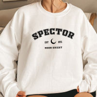 Spector EST 1975ดวงจันทร์อัศวินเสื้อยืดผู้หญิง Marc Spector Grant Lockley กราฟิกเสื้อกันหนาวหมวกเสื้อสตรีเสื้อฤดูใบไม้ผลิ Streetwear