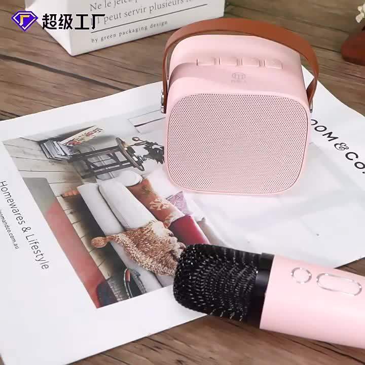 2022 baru Mini Wireless Mic Bluetooth Speaker kecil luar Portable