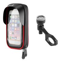 Waterproof Bicycle Phone Holder Motorcycle Handlebar Mount Bag Cases Universal Bike Scooter Cell Phone Bracket