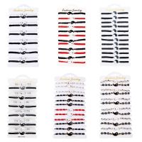 12pcs/set Vintage Couple Bracelets Yin and Yang Tai Chi Braided Friends Bracelet for Women Men Handmade Fashion Jewelry Pulseras Charms and Charm Brac