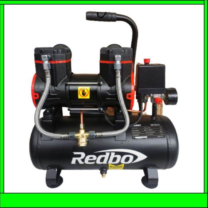 Mesin Kompresor Oilless RB 1.5 HP 8 Liter Redbo Air Compressor Silent ...