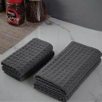 Microfiber Waffle Weave Washcloths Dish Drying Towel Kitchen Tools Cleaning Towels Dish Rags Cloths Ultra Absorbent Odor Free Dish Cloth  Towels