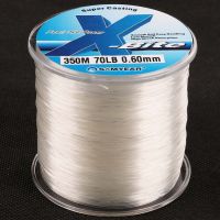 350m 70lb High Quality Nylon Monofilament Fishing Line Material from Japan Super Strong Clear White Fishing Wire for Saltwater